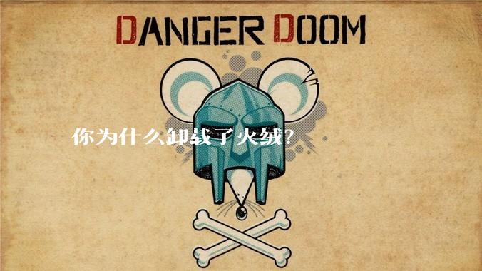 你为什么卸载了火绒？