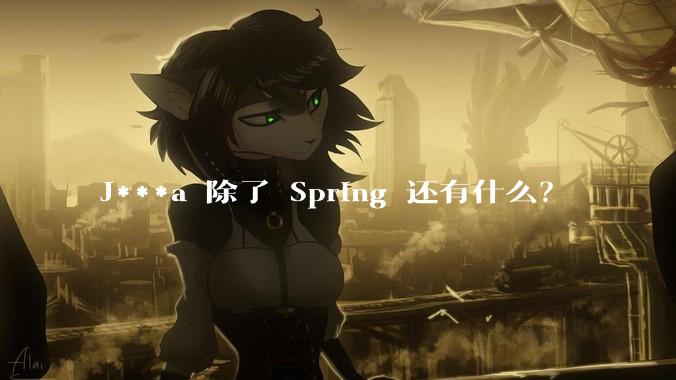 J***a 除了 Spring 还有什么？