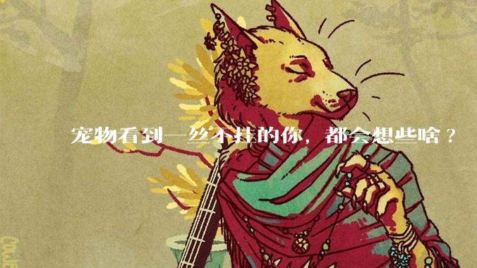 宠物看到一丝不挂的你, 都会想些啥?