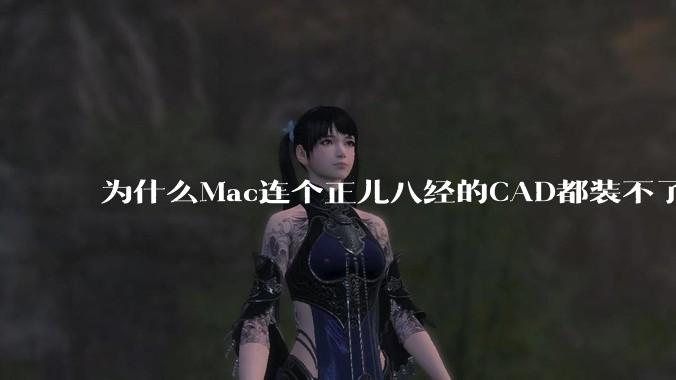 为什么Mac连个正儿八经的CAD都装不了还敢打着生产力的旗号？